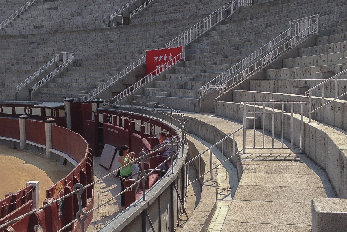 Madrid bullring seating